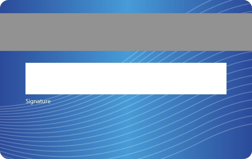 PVC Bank cards with magnetic stripe