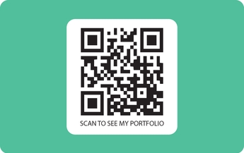 Plastic QR cards